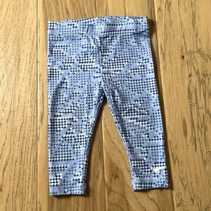Nike Baby Girls’ 12 Month Dri-fit Blue Patterned Leggings